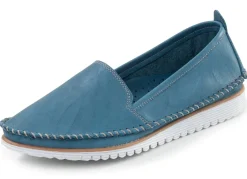 Damen BADER Andrea Conti, klassische Damen-Slipper, Weite G, mit herausnehmbarem Fußbett