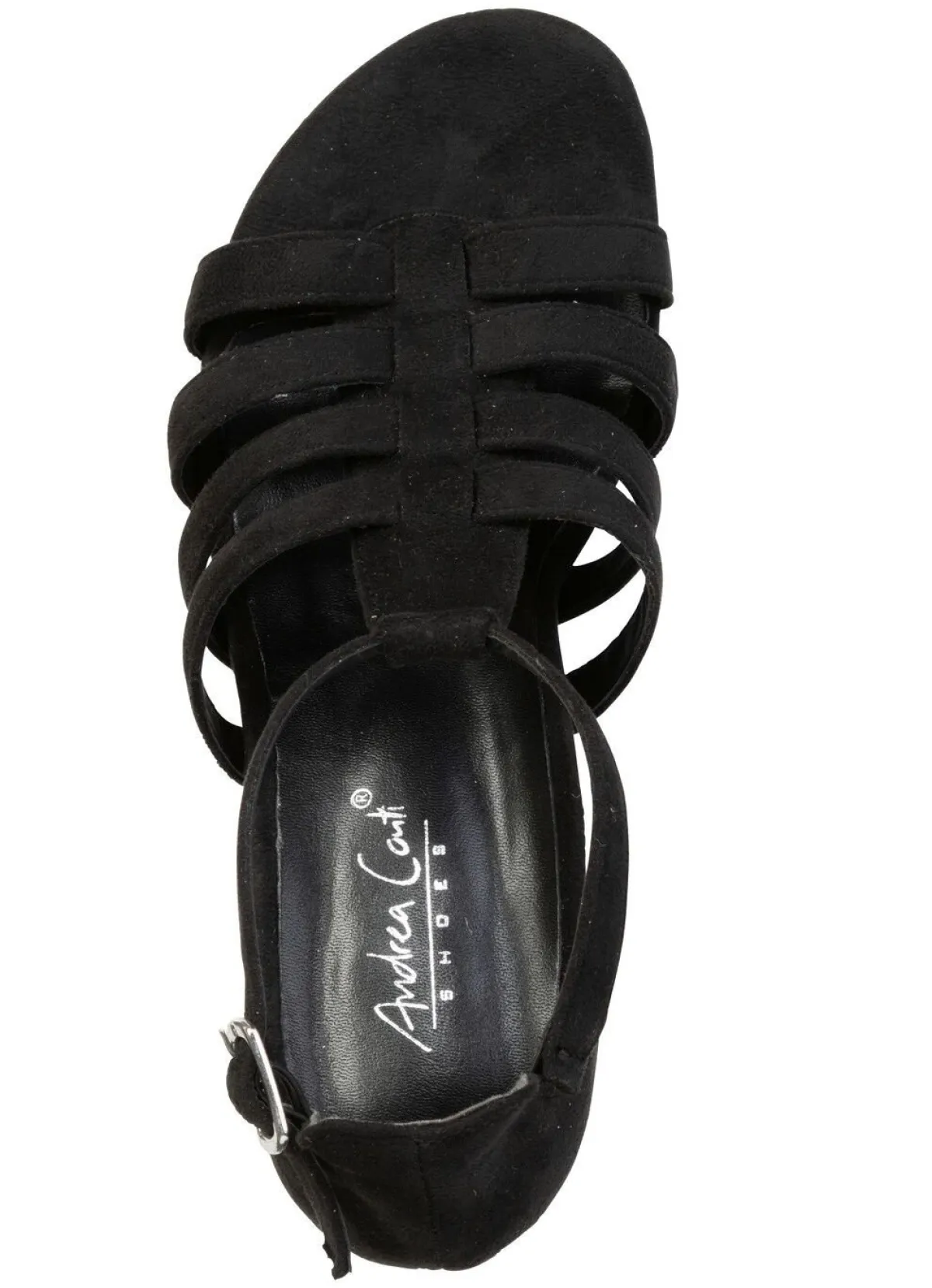 Damen ANDREA CONTI , modische Damen-Sandaletten, Weite G, mit Gummizug