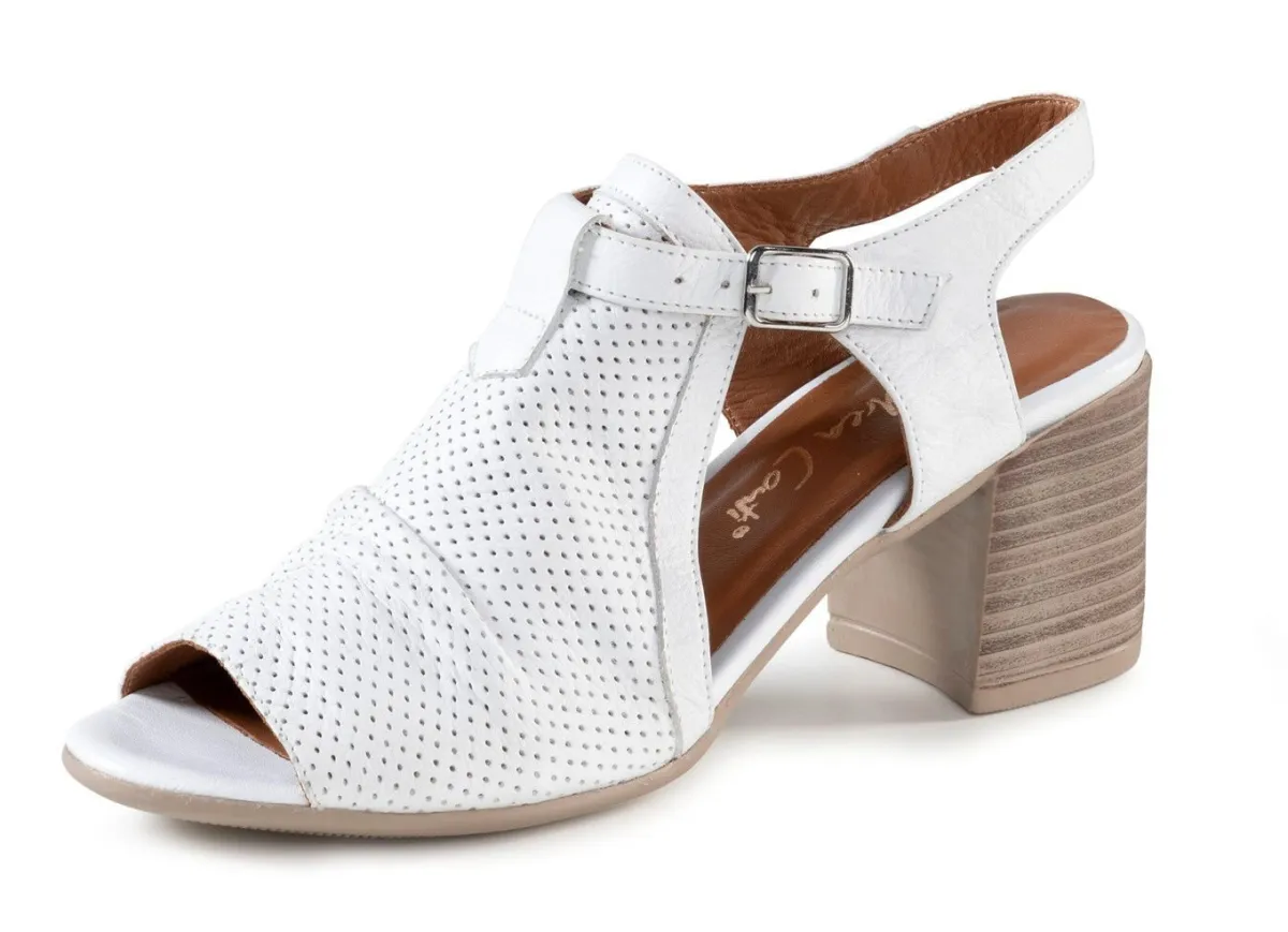 Damen BADER Andrea Conti Sandalette mit Zier-Perforation