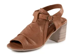 Damen BADER Andrea Conti Sandalette mit Zier-Perforation