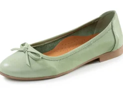 Damen ANDREA CONTI , schicke Damen-Ballerinas, Weite G, mit herausnehmbarem Fußbett