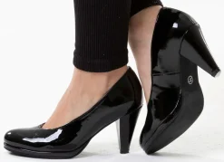 Damen ANDREA CONTI , schicke Damen-Pumps, aus glänzendem Lackmaterial