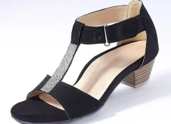 Damen BADER Andrea Conti, schicke Damen-Sandaletten, mit Klettspange