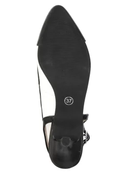 Damen ANDREA CONTI , schicke Damen-Slingpumps, mit Gummizug