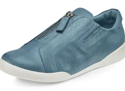 Damen ANDREA CONTI Slipper mit praktischem Reißverschluss
