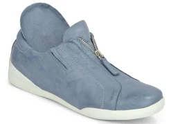 Damen ANDREA CONTI Slipper mit praktischem Reißverschluss