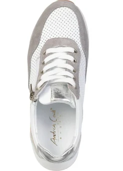 Damen ANDREA CONTI , sommerliche Damen-Sneaker, Weite G, mit herausnehmbarem Fußbett