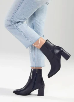 Damen ANDREA CONTI Stiefelette mit seitlich eingesetztem Gummizug