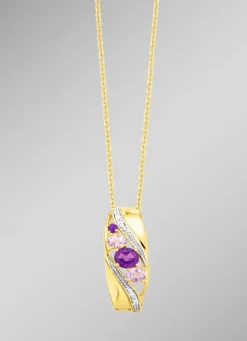 Damen BADER Anhänger mit Amethyst und Zirkonia
