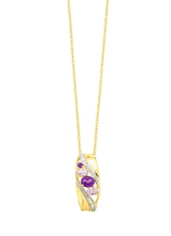 Damen BADER Anhänger mit Amethyst und Zirkonia