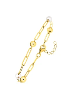 Damen BADER Armband aus Gold mit Süßwasser-Zuchtperlen