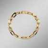 Damen BADER Armband aus vergoldetem Edelstahl mit Kristallen