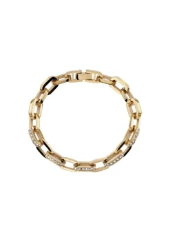 Damen BADER Armband aus vergoldetem Edelstahl mit Kristallen