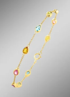 Damen BADER Armband mit funkelnden, echten Edelsteinen
