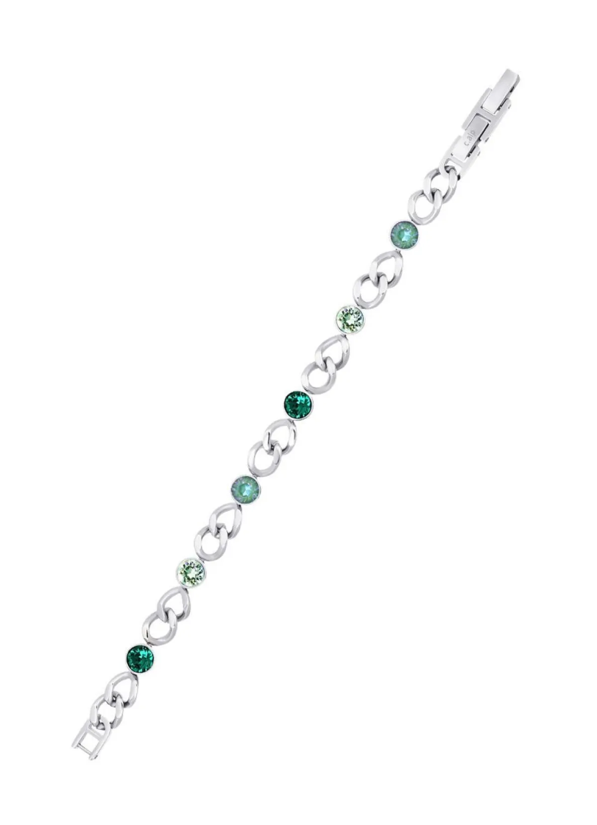 Damen BADER Armband mit grünen Kristallen
