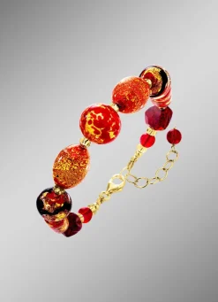 Damen BADER Armband mit Muranoglas-Perlen