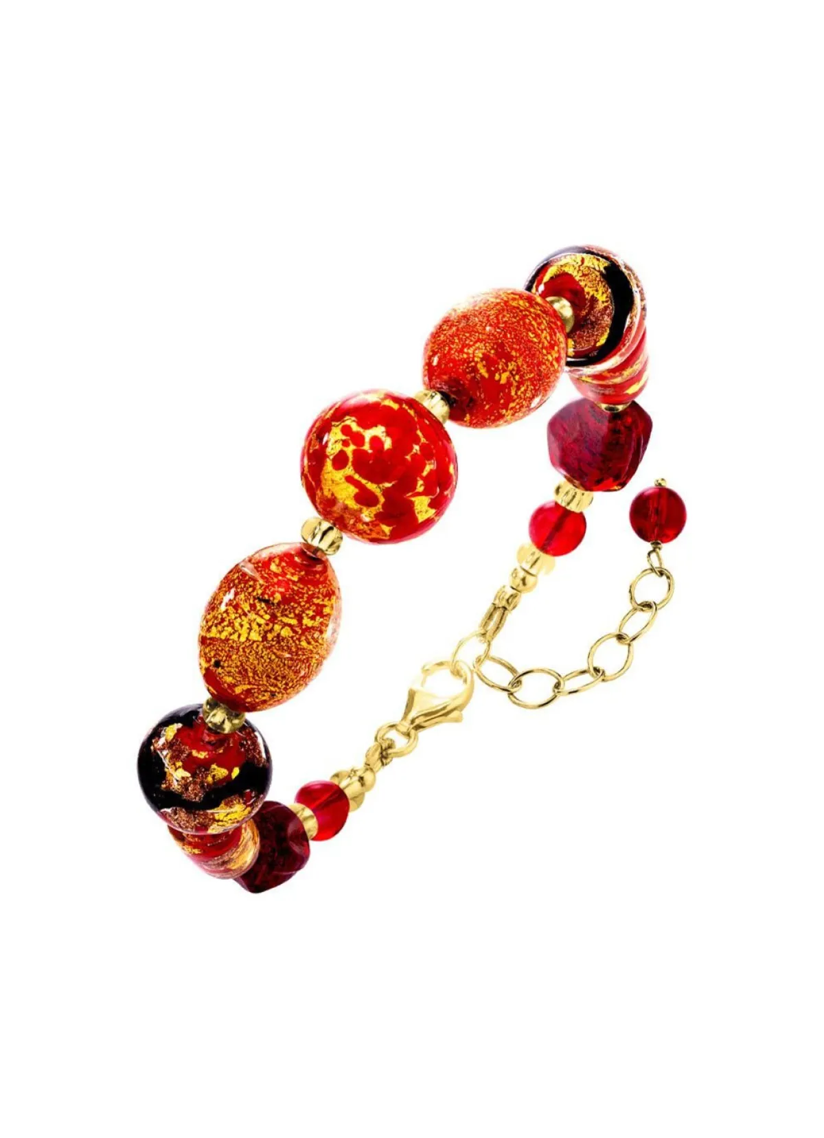 Damen BADER Armband mit Muranoglas-Perlen