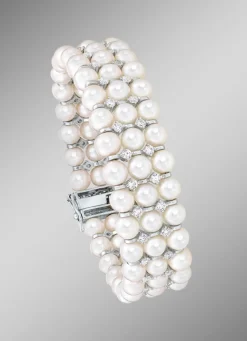 Damen BADER Armband mit Süßwasser-Zuchtperlen