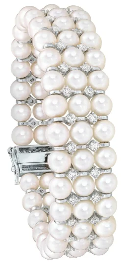 Damen BADER Armband mit Süßwasser-Zuchtperlen