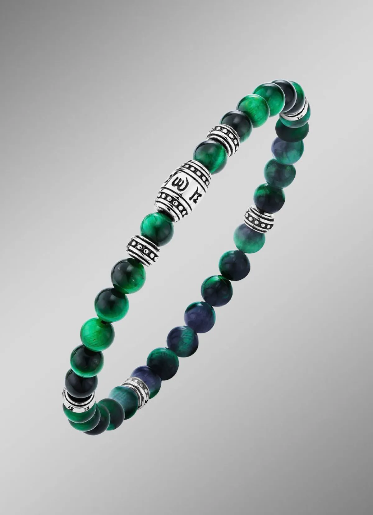 Herren BADER Armband mit tibetischen Symbolen