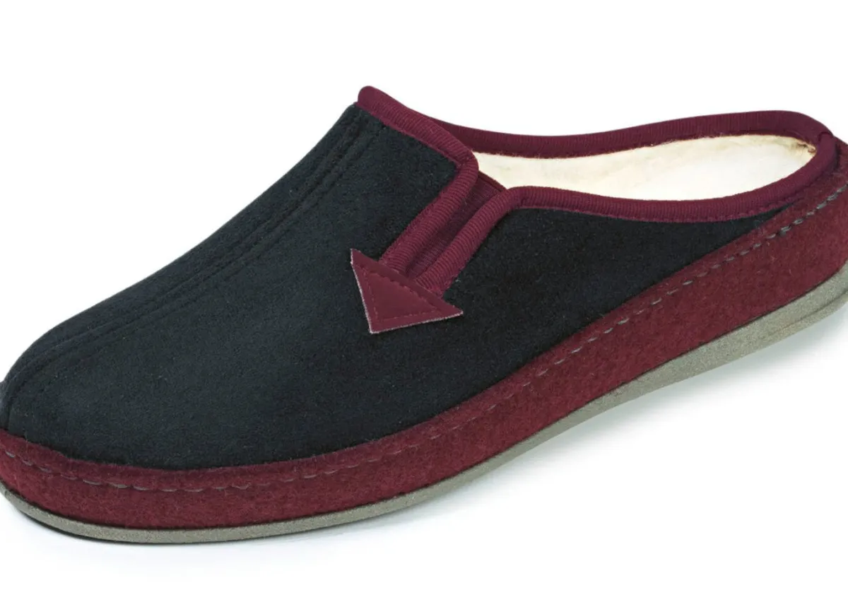 Damen BADER Atmungsaktive Damen-Hauschuhe, mit Gummizug