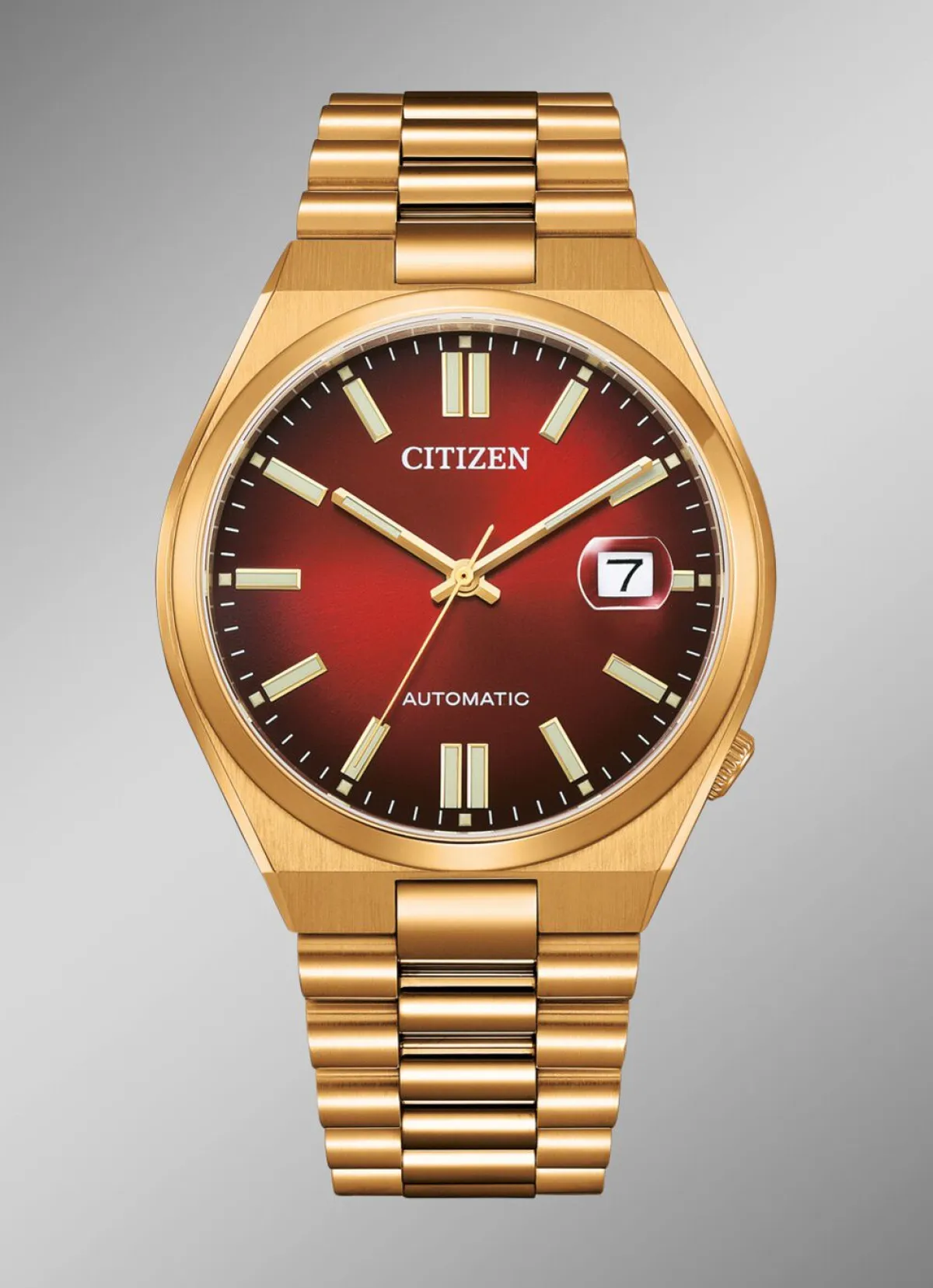 Herren CITIZEN Automatik Herrenuhr aus Edelstahl