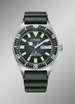 Herren CITIZEN Automatik-Herrenuhr im Stil einer Taucheruhr