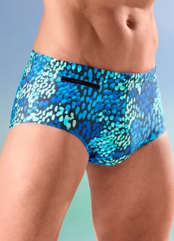 Herren BADER Badehose in höherer Slipform