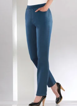 Damen COSMA Bauchweg-Jeans in Schlupfform