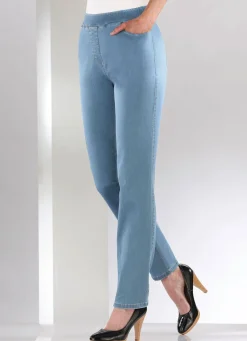 Damen COSMA Bauchweg-Jeans in Schlupfform