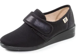Damen BADER Bequeme Damen-Klettschuhe, aus angenehm gepolstertem Textilmaterial
