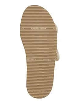 Damen BADER Bequeme Damen-Sandalen, Weite H, aus gepolstertem Textilmaterial