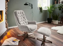 BADER Bequemer Relax-Sessel mit Hocker