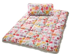 BADER Bettwaren-Set mit Blumen-Dessin, 2-teilig