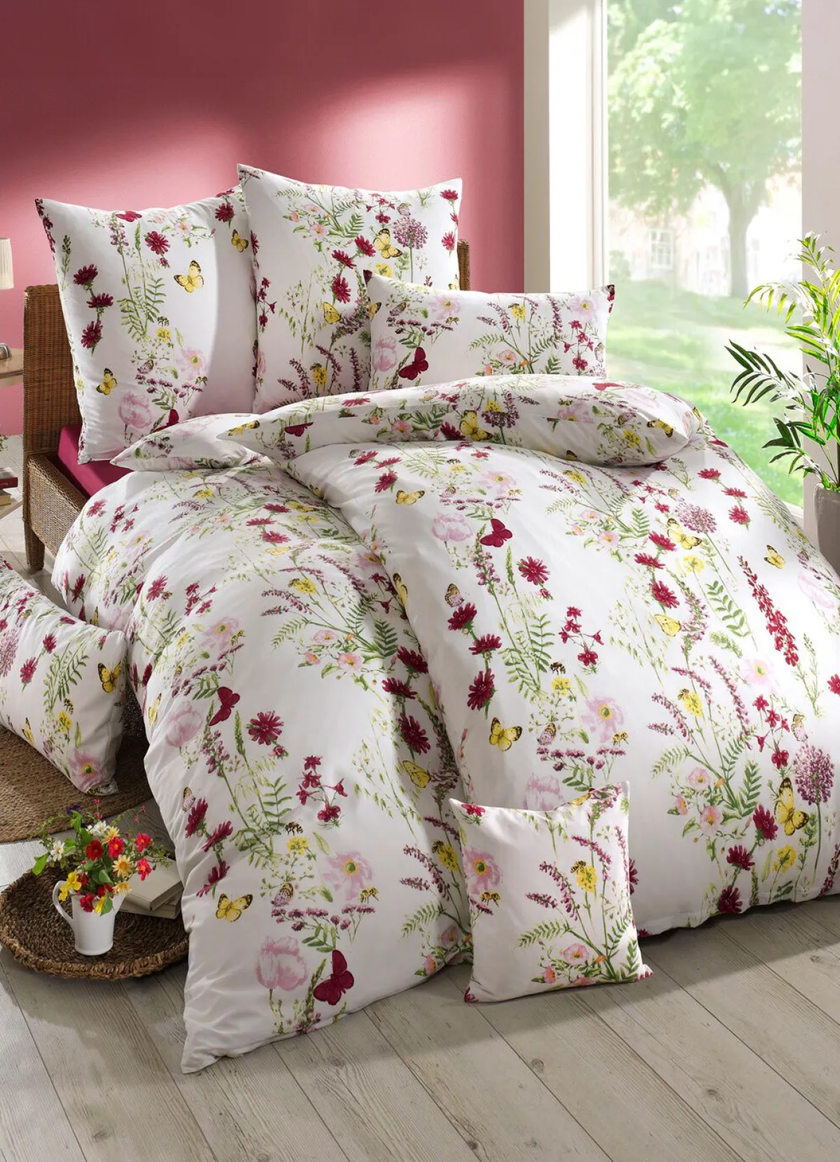 MESANA Bettwäsche-Garnitur aus Microfaser