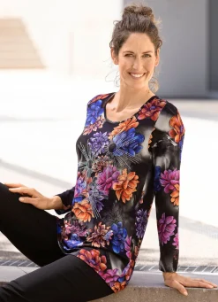 Damen BADER Bezauberndes Shirt mit Rundhalsausschnitt