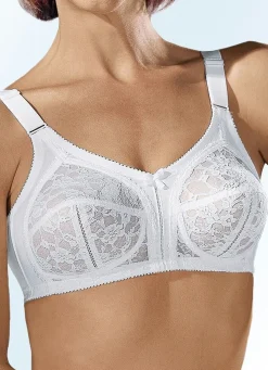 Damen BADER BH mit unterlegter Spitze