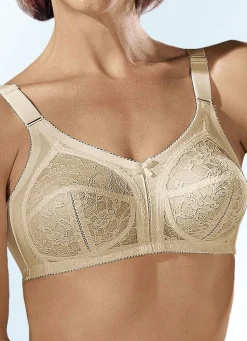 Damen BADER BH mit unterlegter Spitze