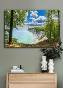 BADER Bild "Kreidefelsen an der Küste der Ostsee auf der Insel Rügen"