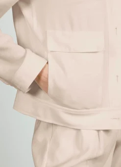 Damen BADER Blazer in Leinen-Optik