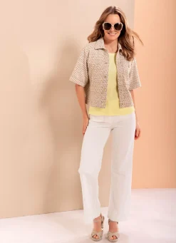Damen BADER Blazer mit Glitzereffekten
