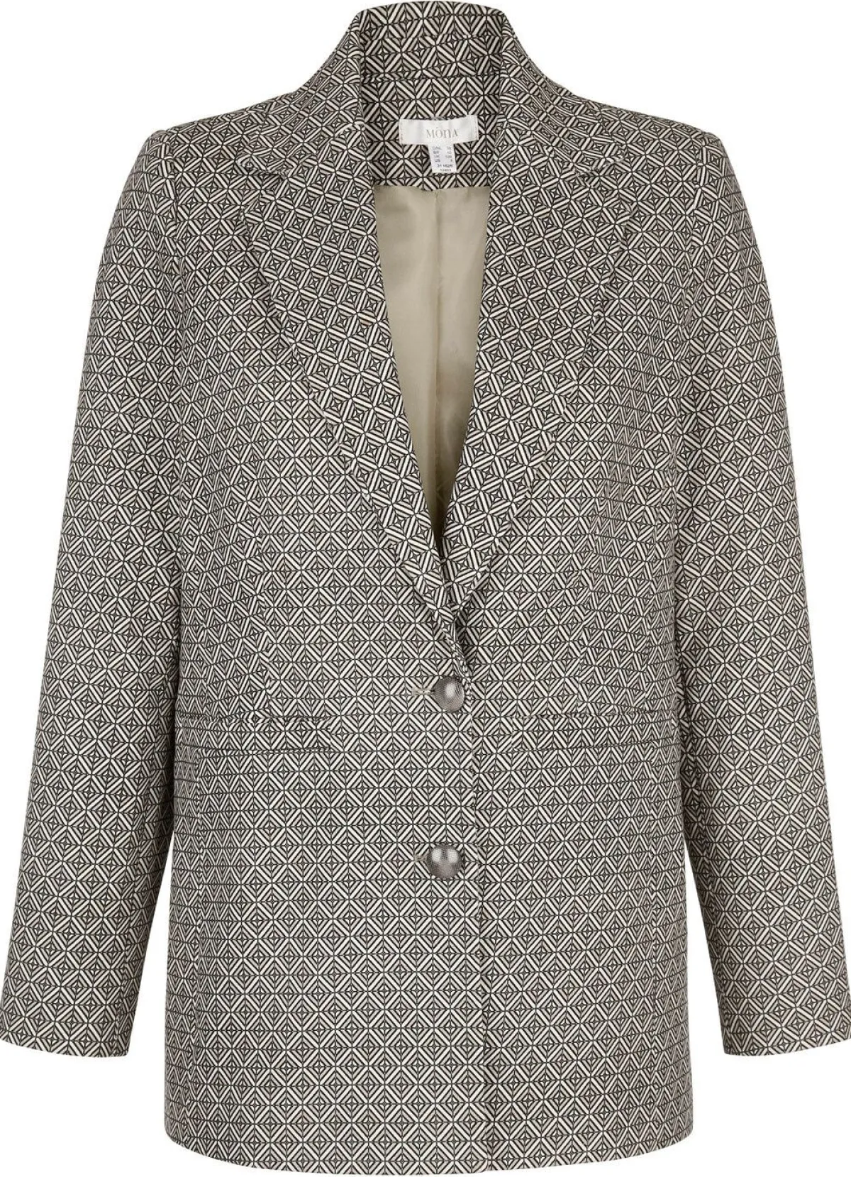 Damen BADER Blazer mit grafischem Dessin