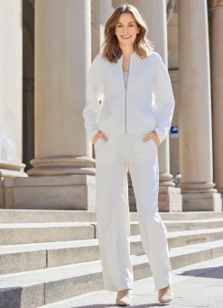 Damen Tizia Blouson mit Rippenstrickbündchen