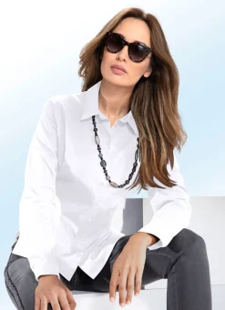Damen BADER Bluse mit Hemdkragen