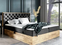 BADER Boxspringbett mit Bettkasten und Topper