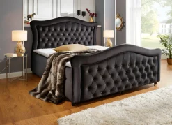 BADER Boxspringbett mit gepolsterten Kopf- und Fußteil