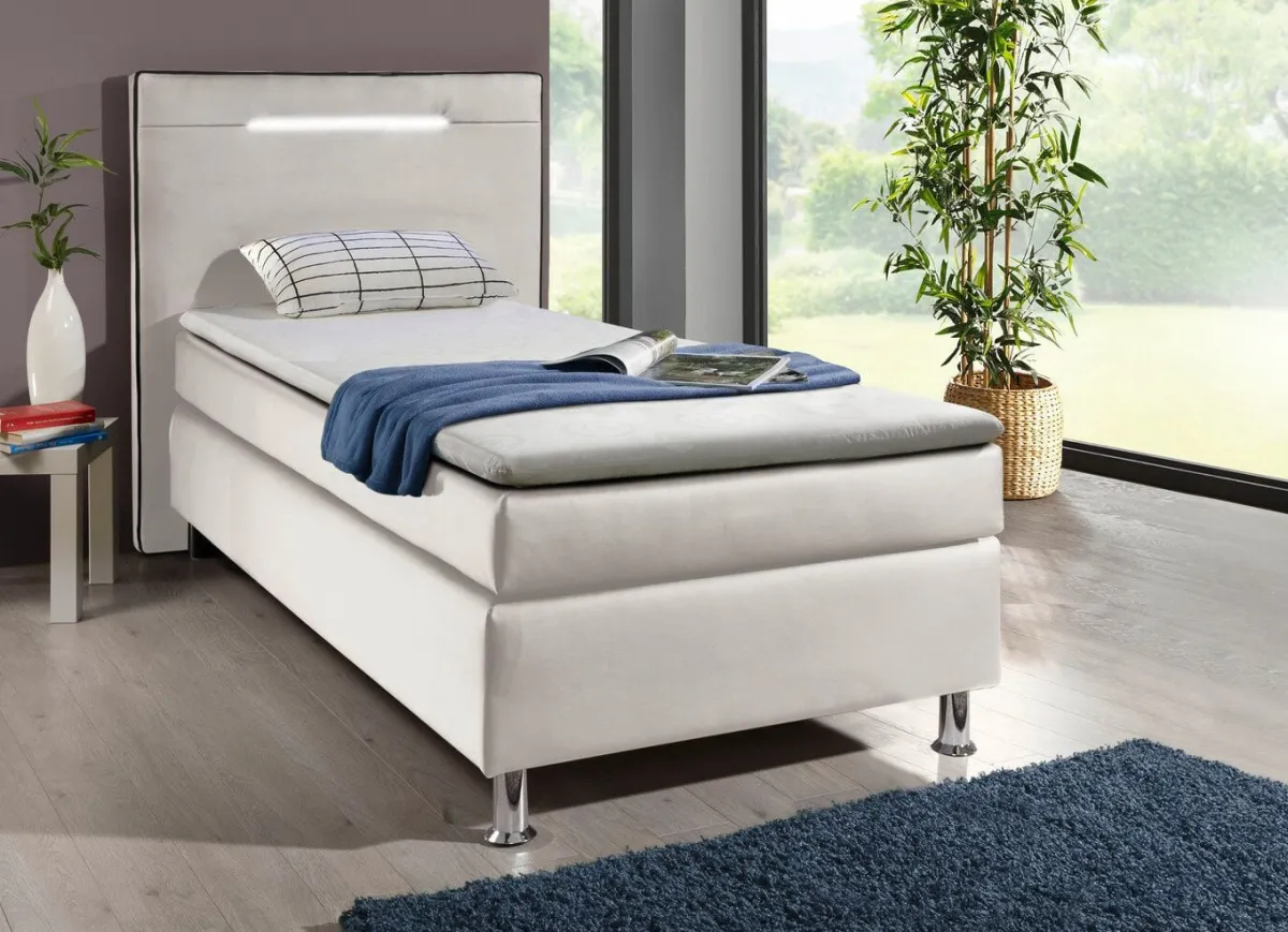 BADER Boxspringbett mit LED-Beleuchtung