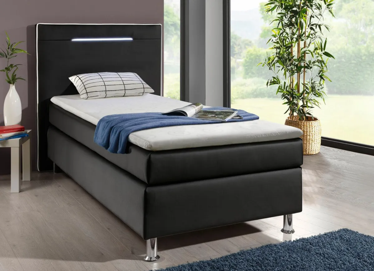 BADER Boxspringbett mit LED-Beleuchtung