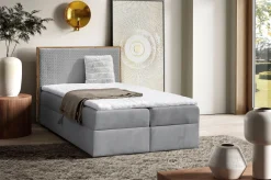 BADER Boxspringbett mit Rahmen aus Wotaneiche