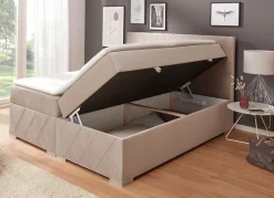 BADER Boxspringbett mit Topper und Bettkasten